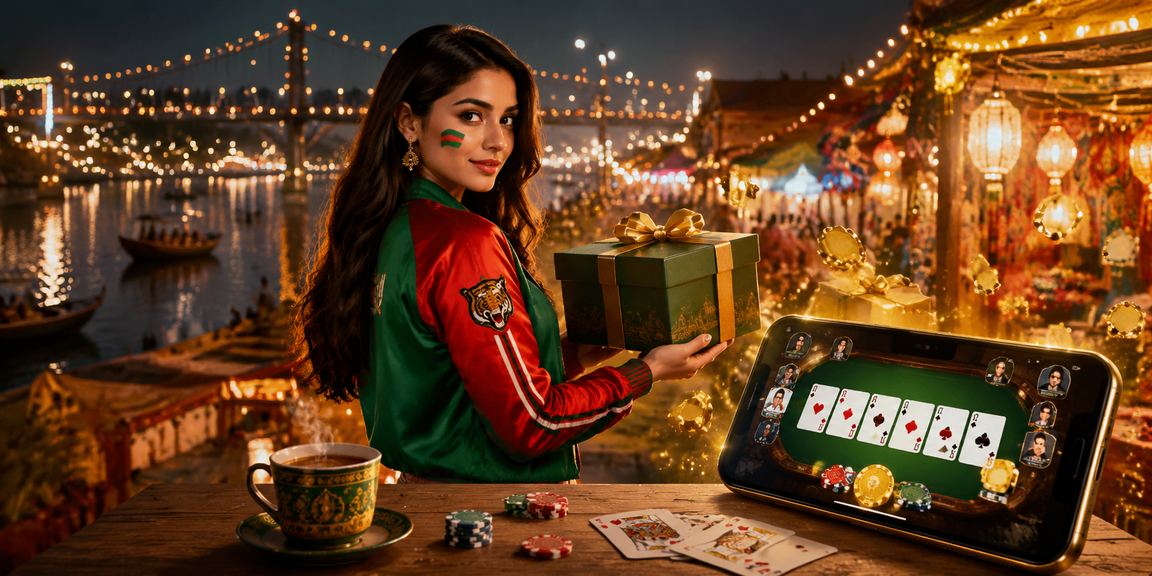 Enjoying Sports Betting at a night market in Barishal