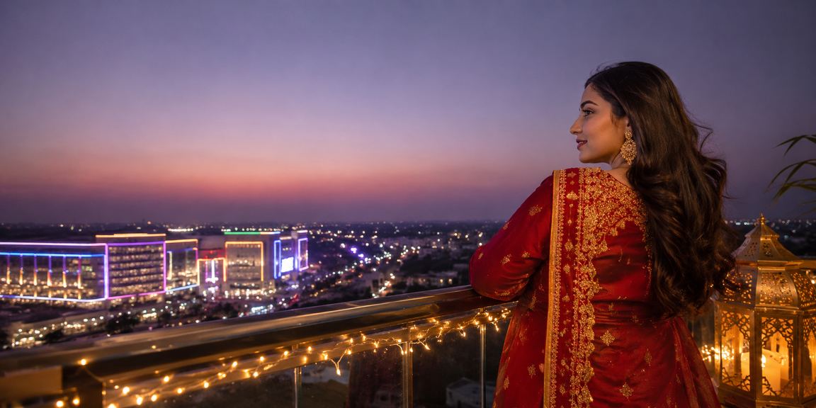 A Bangladeshi user enjoying online betting at an Eid festival in Cumilla